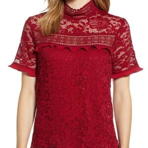 Gibson x Glam Squad Sheaffer Lace  short sleeve Top PM